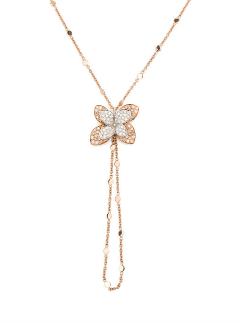 18K rose gold Petit Garden diamond necklace